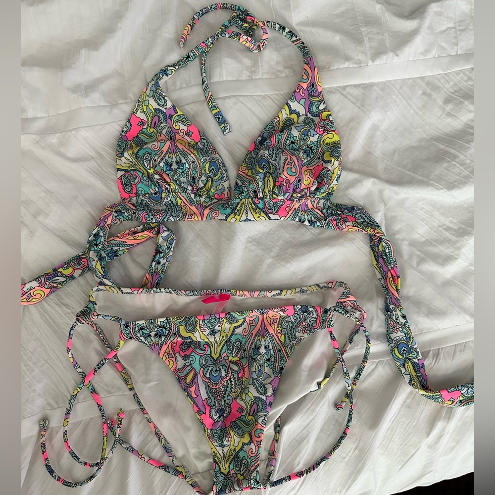 Victorias Secret paisley print bikini